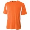 A4 Men’s Performance Color Block Crew Shirt (Orange) -Boxing Elegant Butikk n3181 org 1000 1000
