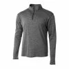 A4 Men’s Inspire Quarter Zip Long Sleeve Tennis Warm-Up Top (Charcoal) -Boxing Elegant Butikk n4010 ch a4 mens inspire quarter zip long sleeve tennis warm up top charcoal 1000 1000