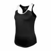 DUC Christie Women’s Tennis Tank (Black/White) -Boxing Elegant Butikk w2001 bwt duc christie tennis tank black whitefront 1000 1000