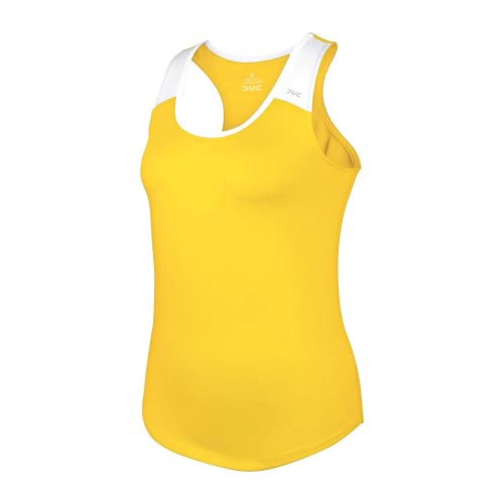 DUC Christie Women’s Tennis Tank (Gold/White) 3 DUC Christie Women’s Tennis Tank (Gold/White)