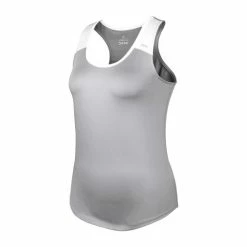 DUC Christie Women’s Tennis Tank (Silver/White) [SALE]
