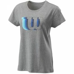 Wilson Women’s Blur W Tech Tennis Tee (Heather Gray)